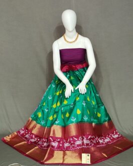 POCHAMPALLY IKAT PURE SILK LEHENGA 006