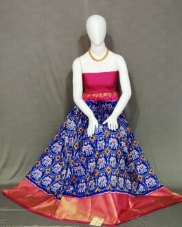 POCHAMPALLY IKAT PURE SILK LEHENGA 008