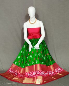 POCHAMPALLY IKAT PURE SILK LEHENGA 011