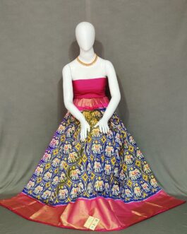 POCHAMPALLY IKAT PURE SILK LEHENGA 012