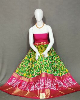 POCHAMPALLY IKAT PURE SILK LEHENGA 013