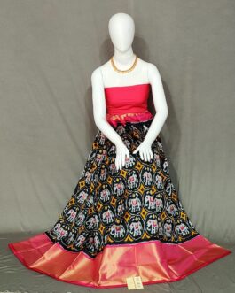 POCHAMPALLY IKAT PURE SILK LEHENGA 015