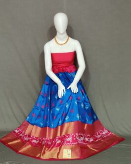 POCHAMPALLY IKAT PURE SILK LEHENGA 017