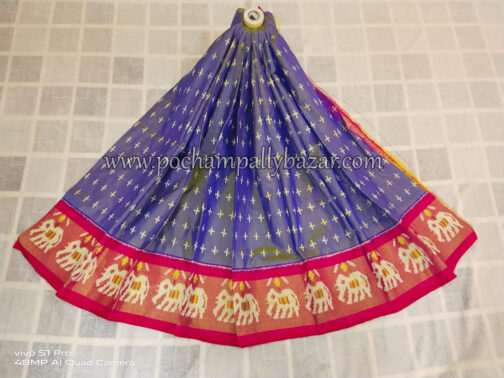 IKAT PATTU MEDIUM SIZE LEHENGA