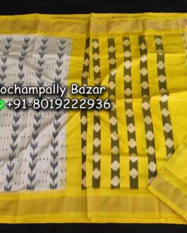 Pochampally Ikkat Silk (Pattu) Saree 059