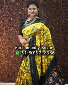 Pochampally Ikkat Silk (Pattu) Saree 093