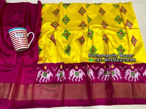 Pochampally Ikkat Pattu Lehengas