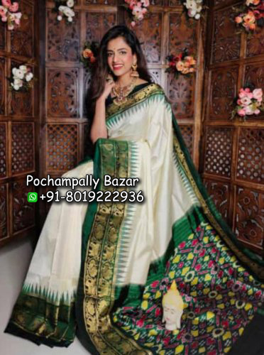 Buy latest designer Pochampally silk sarees, handloom saris, Unnati Silks