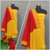 Ikat Handloom Cotton Suit Material Set