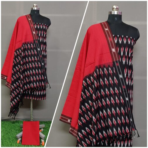 ikkat cotton dress material
