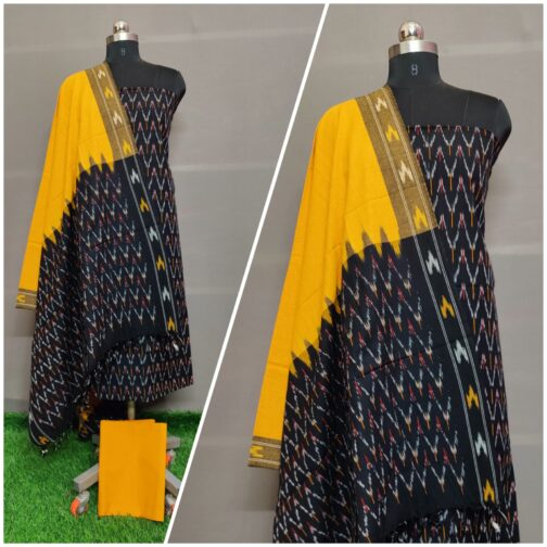 ikkat cotton dress material