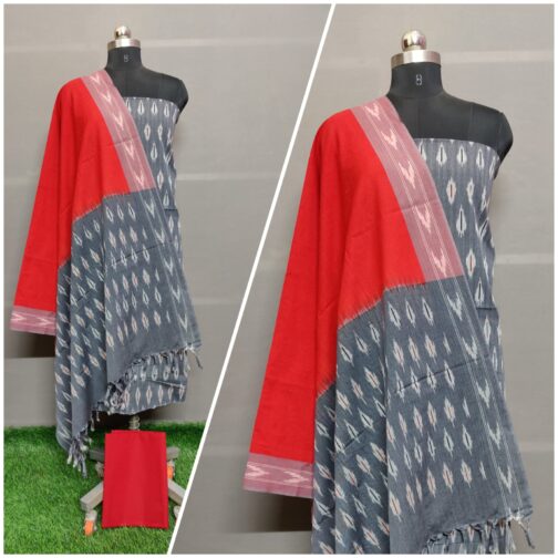 ikkat cotton dress material