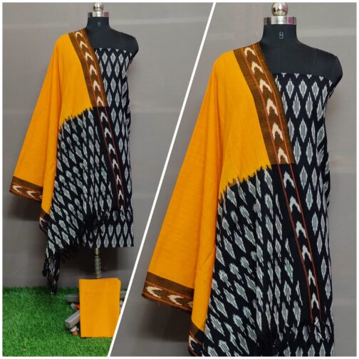 ikkat cotton dress material