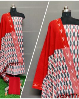 Pochampally Ikkat Cotton Dress Material 002