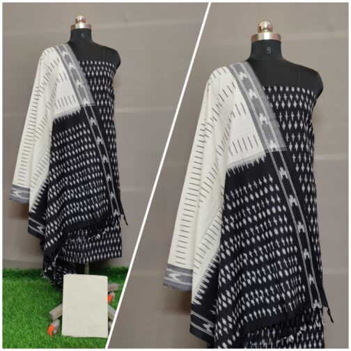 ikkat cotton dress material