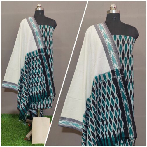 ikkat cotton dress material