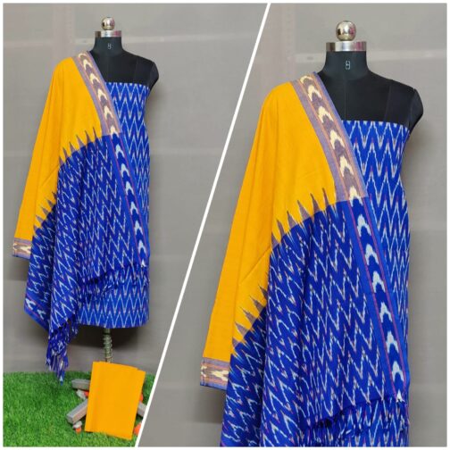 ikkat cotton dress material