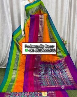 Pochampally Ikkat Kanchi Pattu Sarees 122