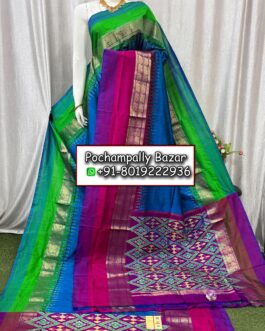 Pochampally Ikkat Kanchi Pattu Sarees 124