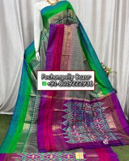 Pochampally Ikkat Kanchi Pattu Sarees 125