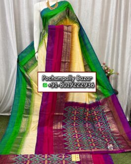 Pochampally Ikkat Kanchi Pattu Sarees 127