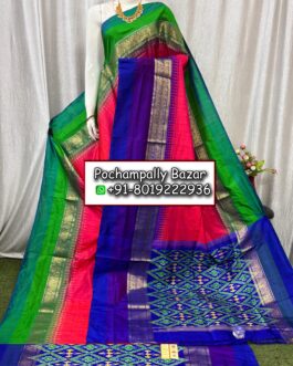 Pochampally Ikkat Kanchi Pattu Sarees 129