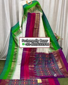 Pochampally Ikkat Kanchi Pattu Sarees 132