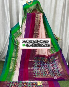 Pochampally Ikkat Kanchi Pattu Sarees 140